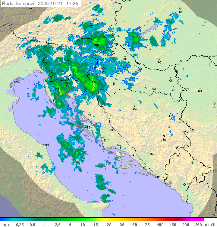 Padavine Hrvaška