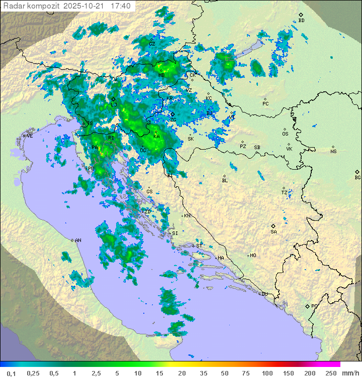 Padavine Hrvaška