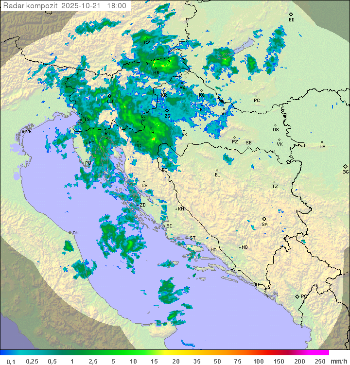 Padavine Hrvaška