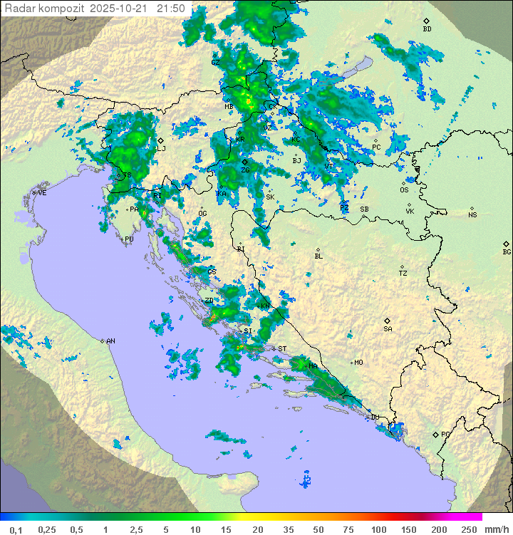 Padavine Hrvaška