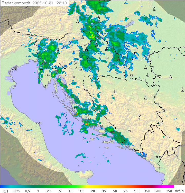 Padavine Hrvaška