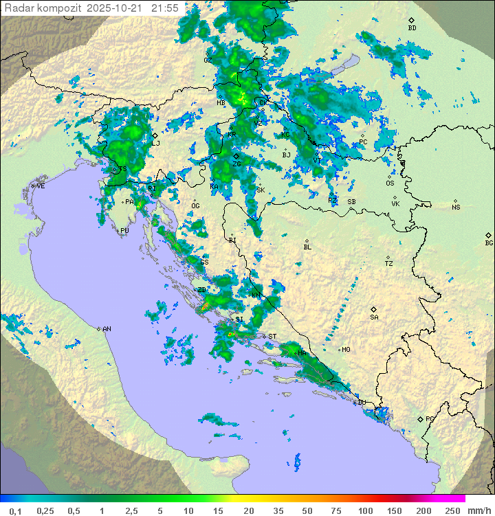 Padavine Hrvaška