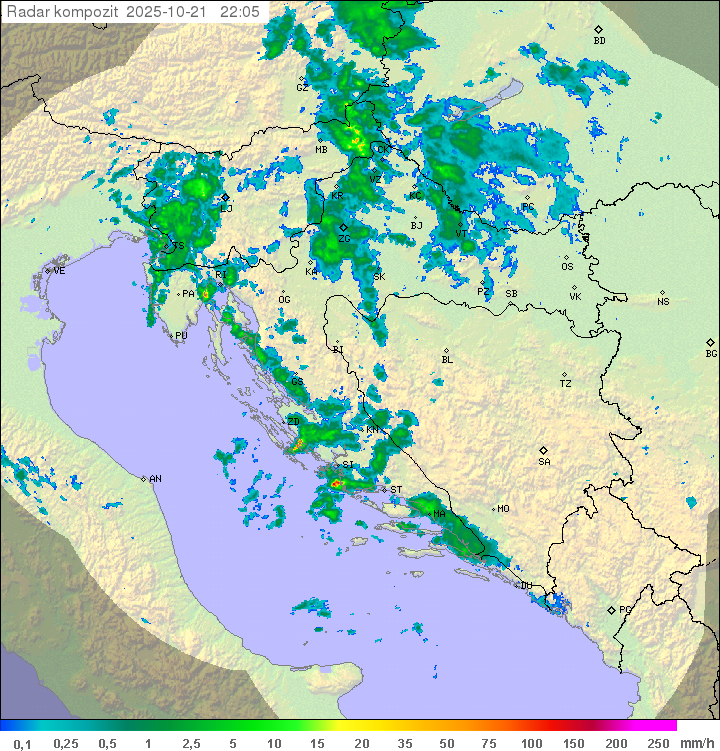 Padavine Hrvaška