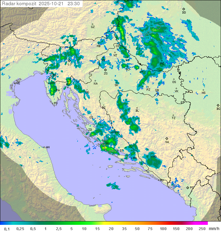 Padavine Hrvaška