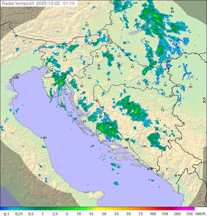 Padavine Hrvaška