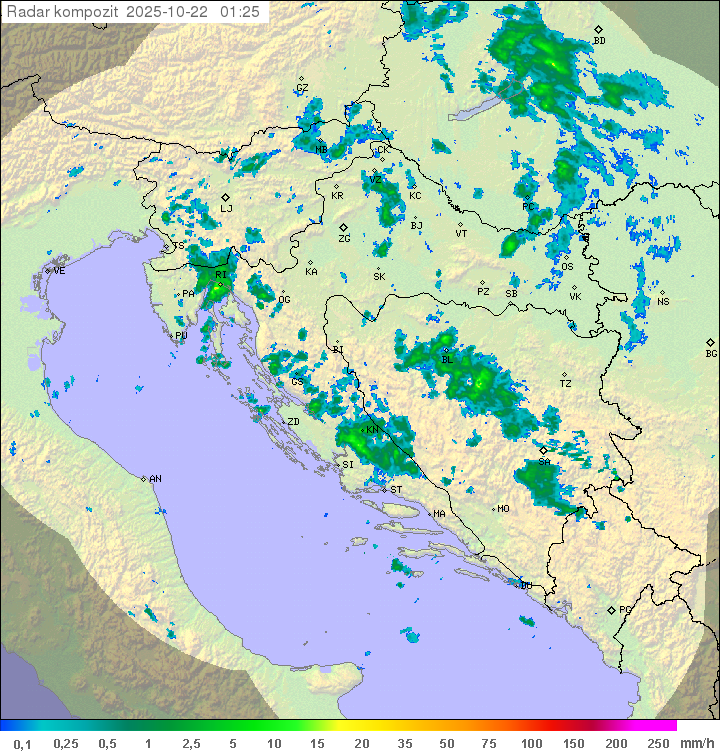 Padavine Hrvaška