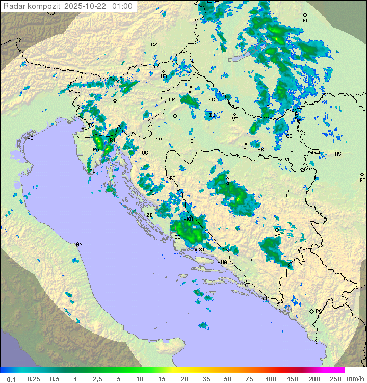 Padavine Hrvaška