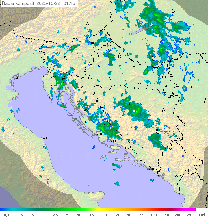 Padavine Hrvaška