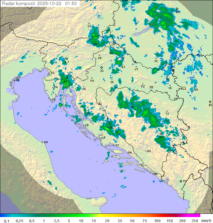 Padavine Hrvaška