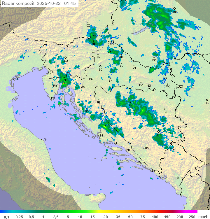 Padavine Hrvaška