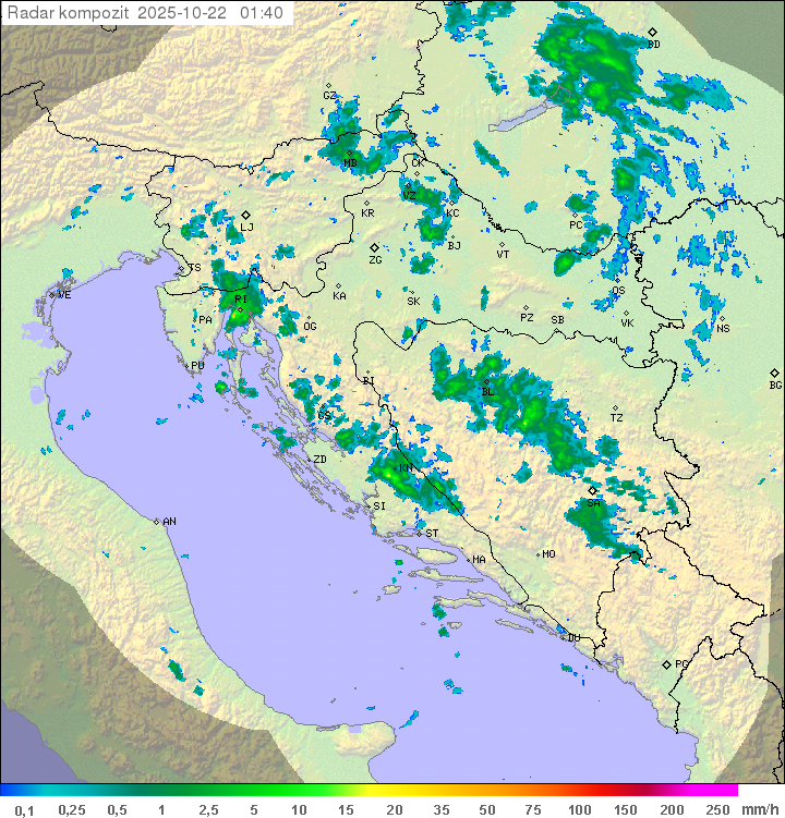 Padavine Hrvaška