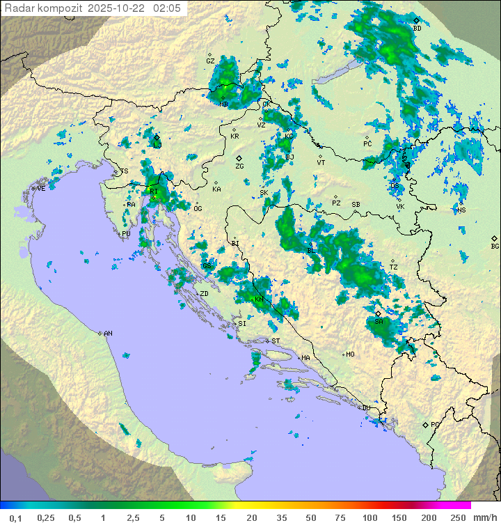 Padavine Hrvaška