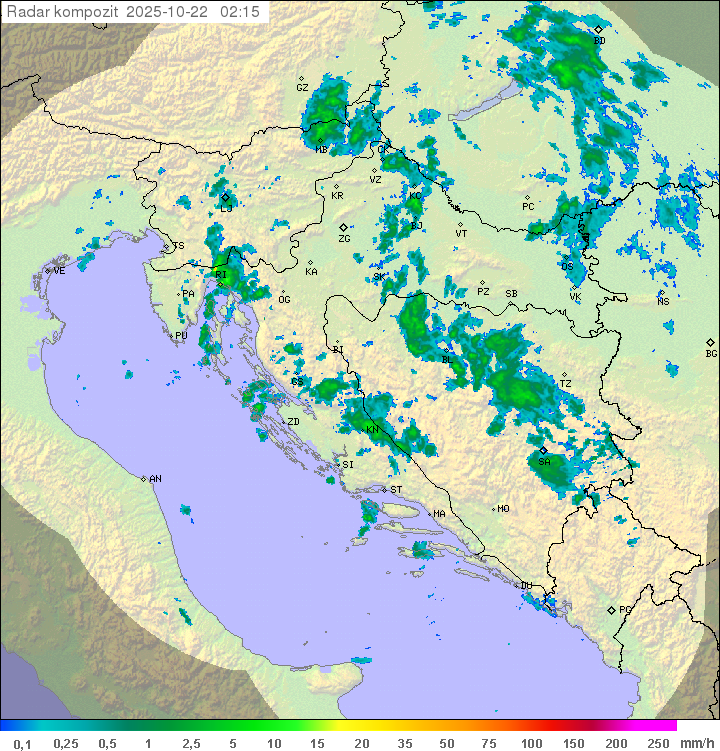 Padavine Hrvaška