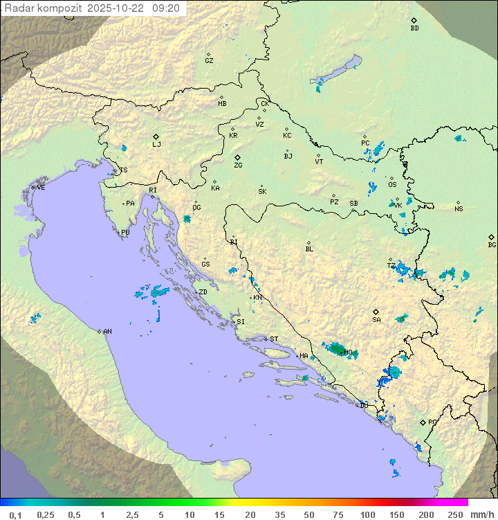 Padavine Hrvaška