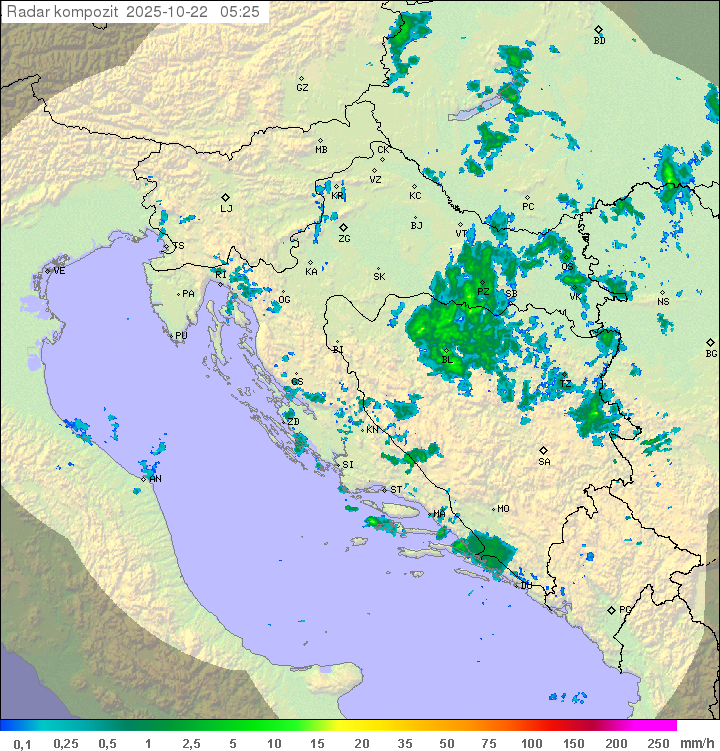 Padavine Hrvaška