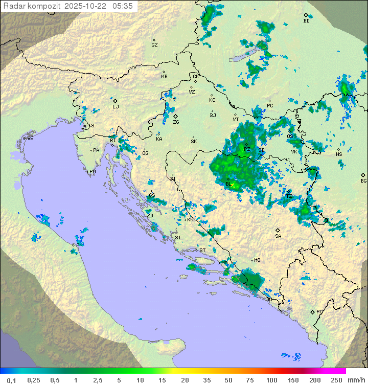 Padavine Hrvaška