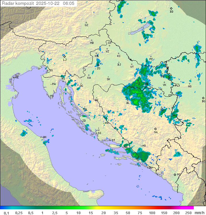 Padavine Hrvaška