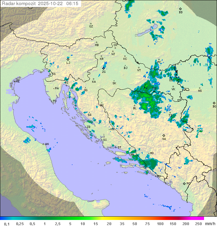 Padavine Hrvaška