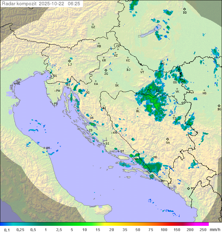 Padavine Hrvaška