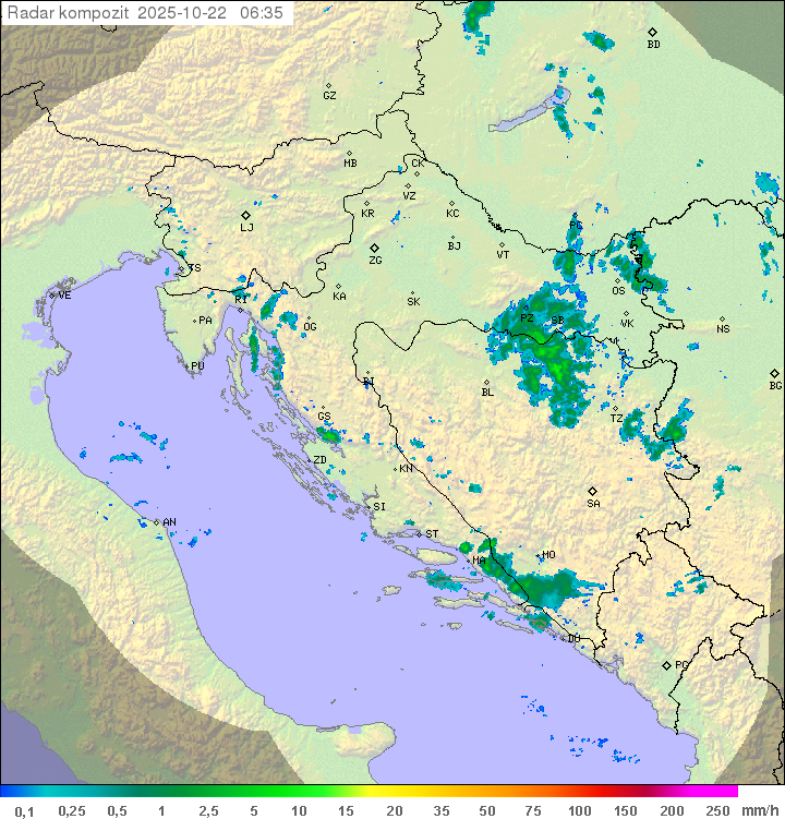 Padavine Hrvaška