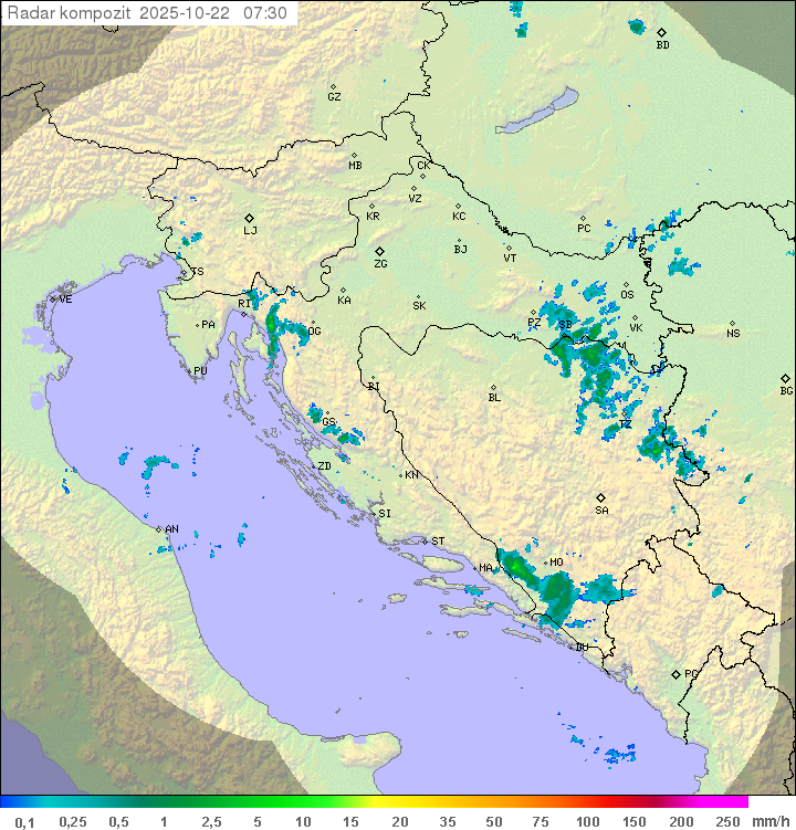 Padavine Hrvaška