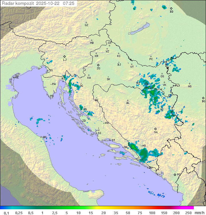 Padavine Hrvaška