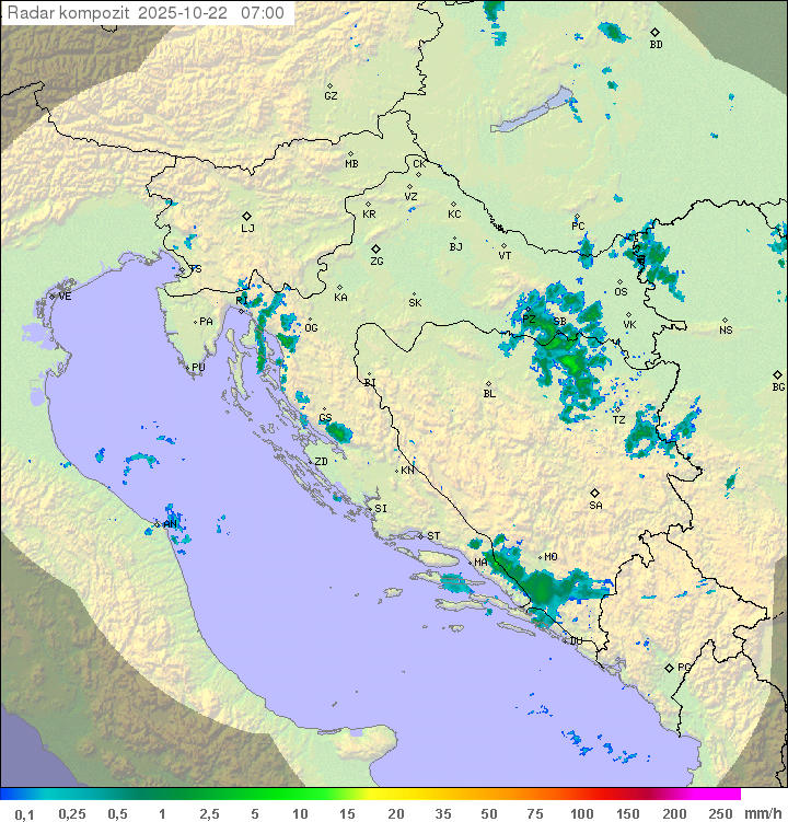 Padavine Hrvaška