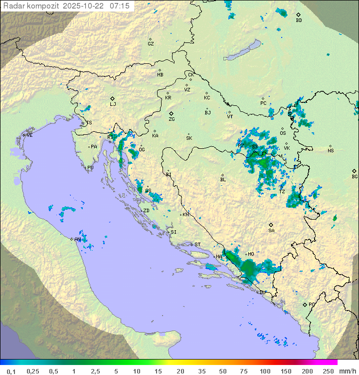 Padavine Hrvaška