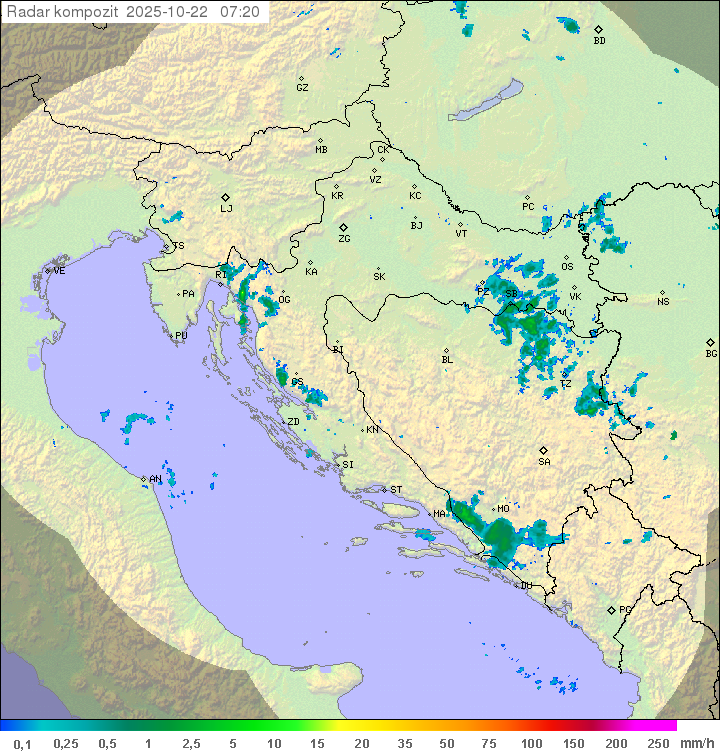 Padavine Hrvaška