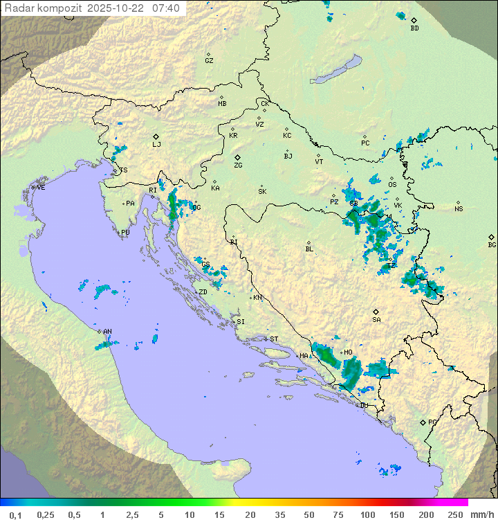 Padavine Hrvaška