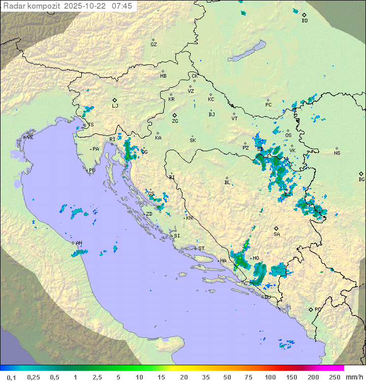 Padavine Hrvaška
