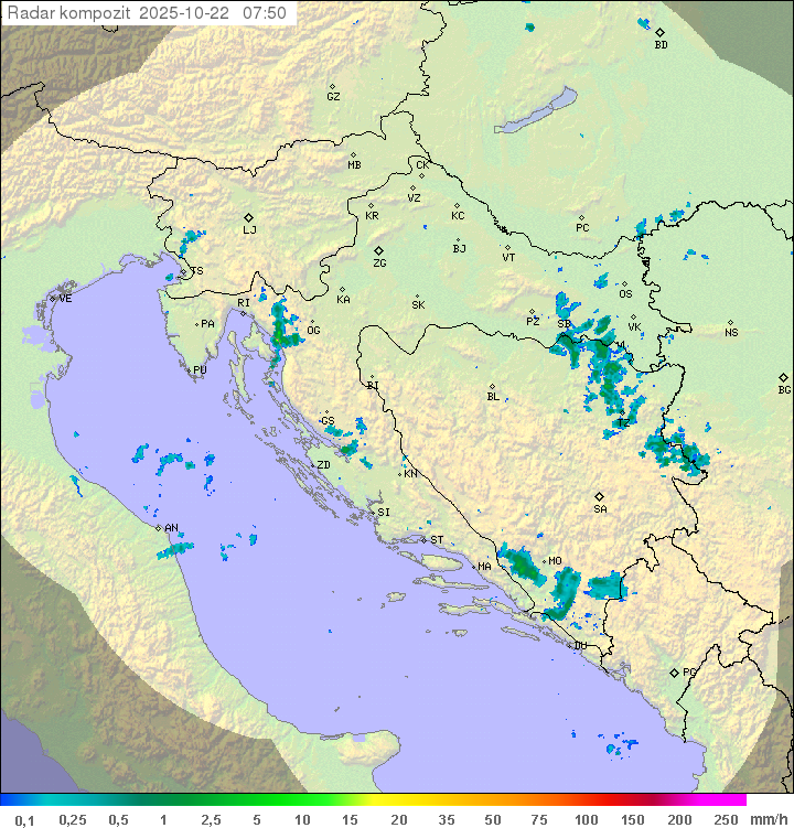 Padavine Hrvaška
