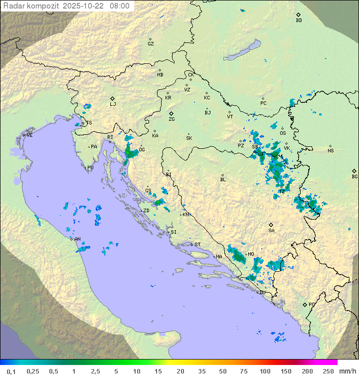 Padavine Hrvaška