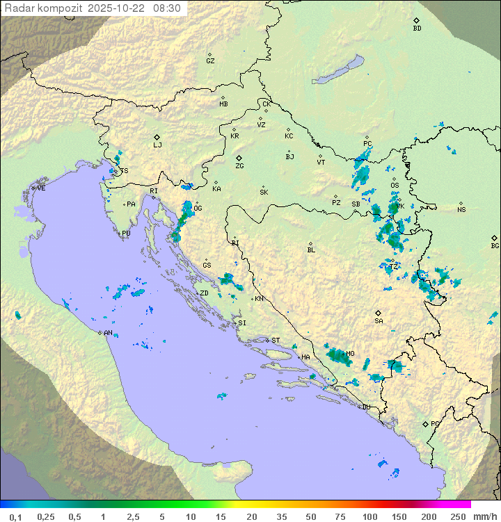 Padavine Hrvaška