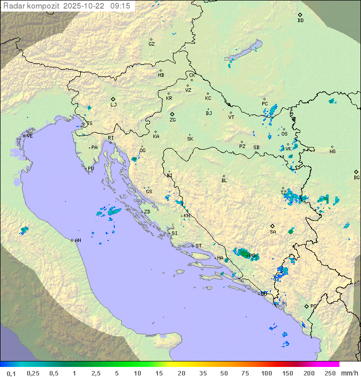 Padavine Hrvaška