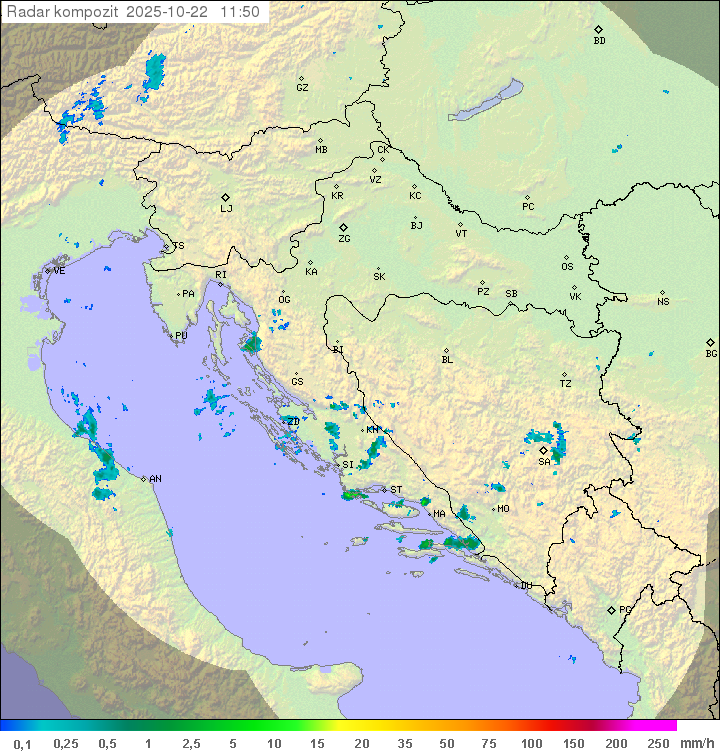 Padavine Hrvaška