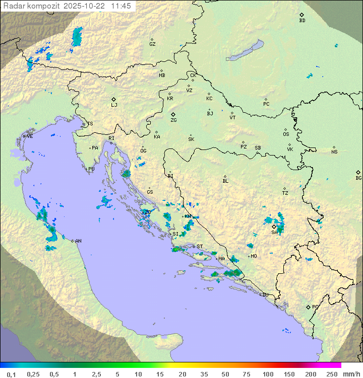Padavine Hrvaška