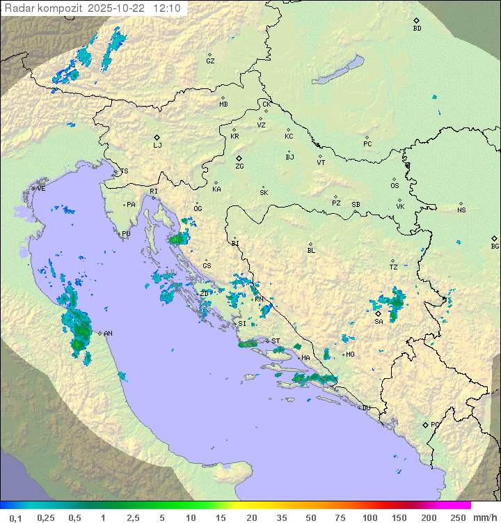 Padavine Hrvaška