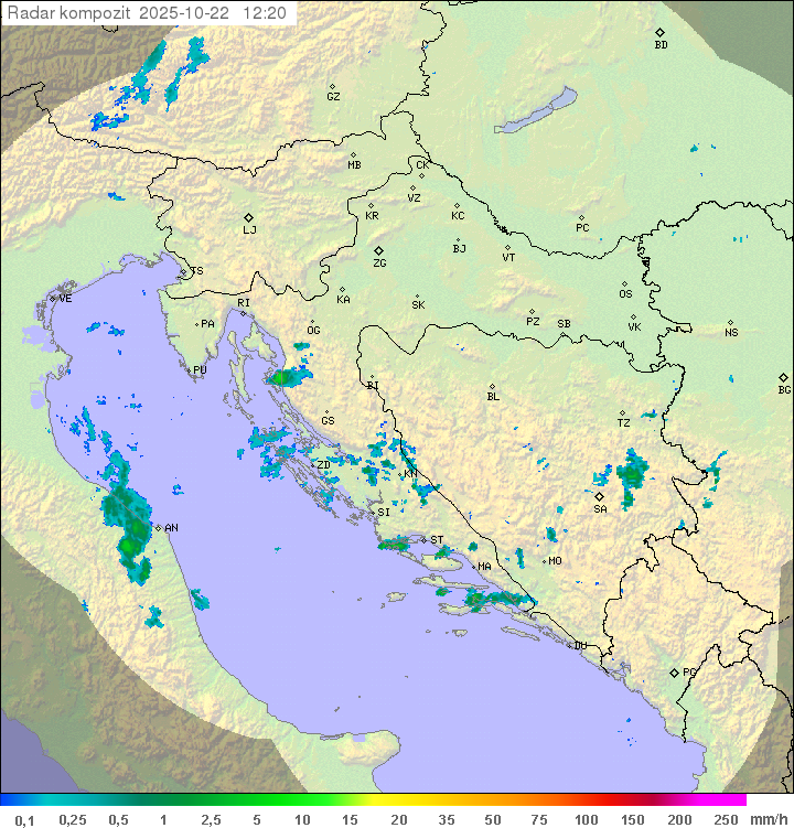 Padavine Hrvaška