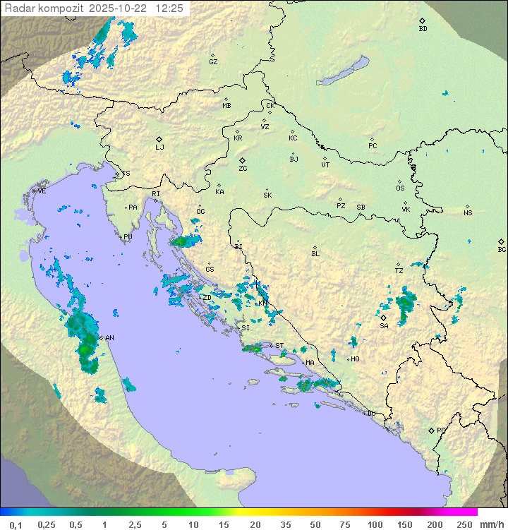 Padavine Hrvaška