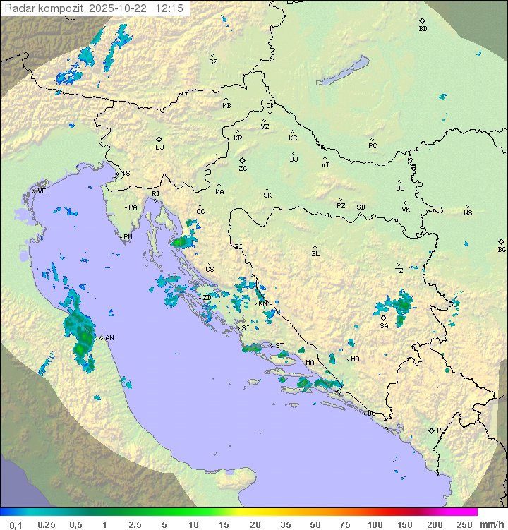 Padavine Hrvaška
