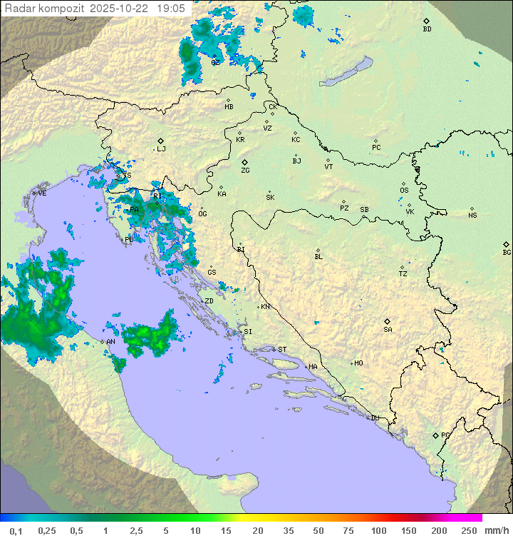 Padavine Hrvaška
