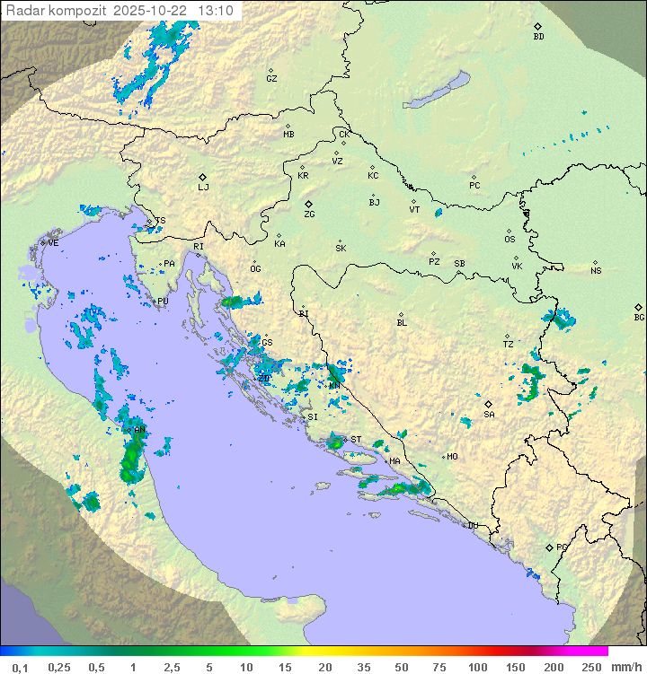 Padavine Hrvaška