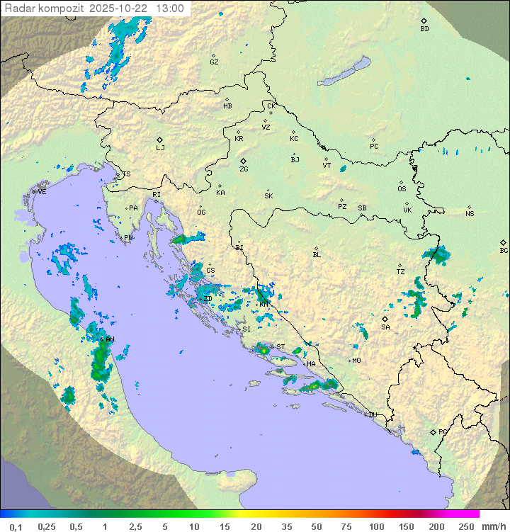 Padavine Hrvaška