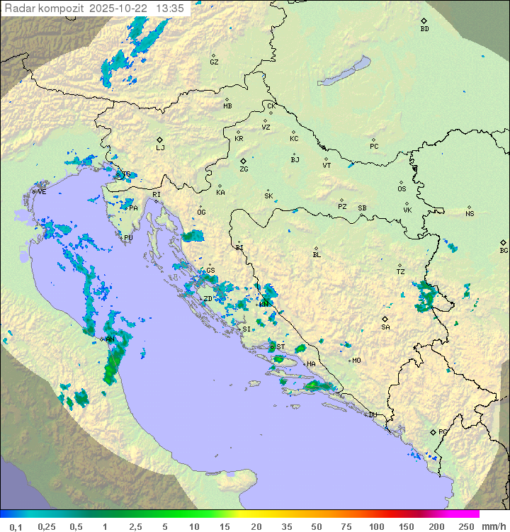 Padavine Hrvaška