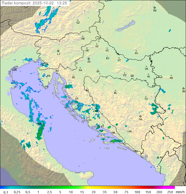 Padavine Hrvaška