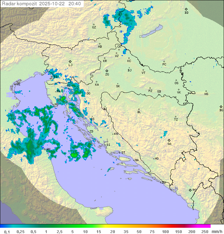 Padavine Hrvaška