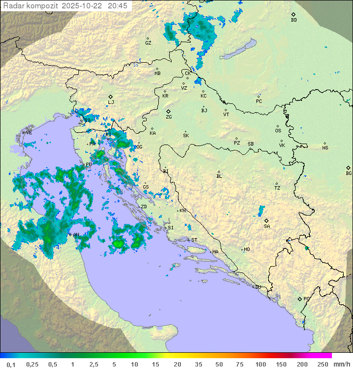 Padavine Hrvaška