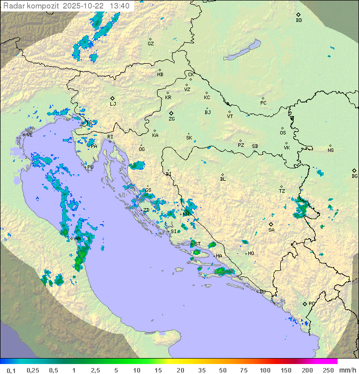 Padavine Hrvaška