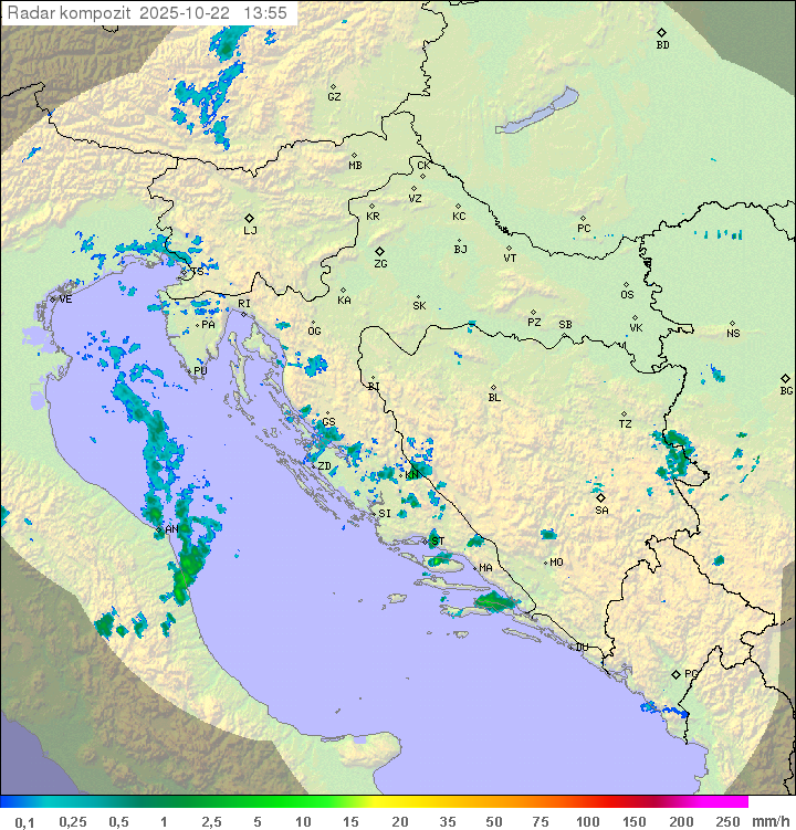 Padavine Hrvaška